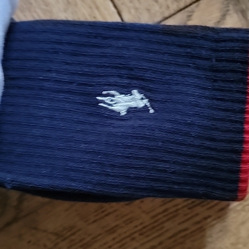 Polo Ralph Lauren/3-Pk.Flag/Polo/Bear Crew Socks - Picture 8 of 10